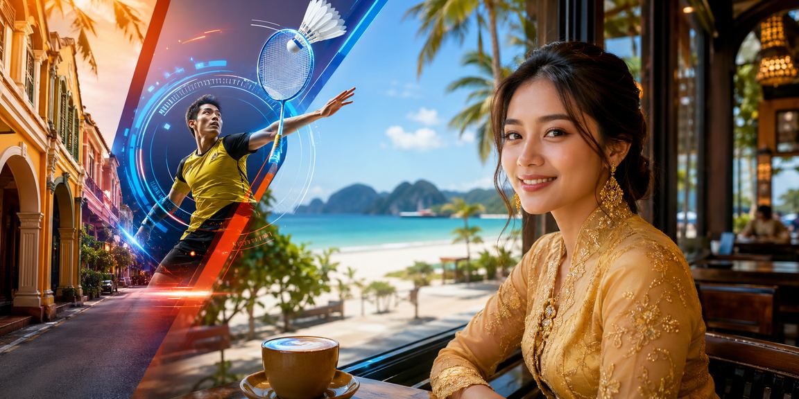 Pemain perempuan berbaju kebaya di Langkawi bermain pertaruhan dalam talian